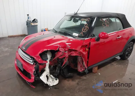 2014 Mini Convertible Cooper z USA, uszkodzony, nr VIN WMWZN3C5XET861352